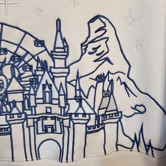 Disneyland 2018 Gray Crewneck Sweater Exclusive - Picture 14 of 15